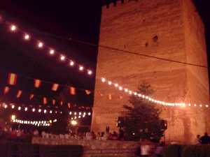 Decoracin nocturna del Castillo 