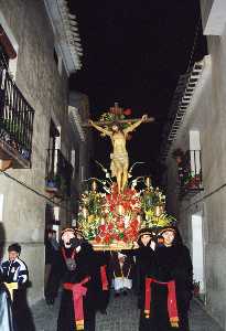 Procesin del Silencio en la Calle Santiago 