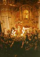 La Iglesia de Ricote repleta durante las fiestas 