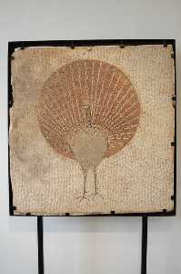 Caracterstica ornamentacin del pavo real [La Unin_Museo Arq Portmn] 