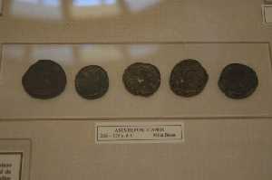 Muestra de monedas romanas de la poca de la Repblica 