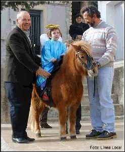 Estrella en el pueblo del Berro (Alhama), enero de 2003