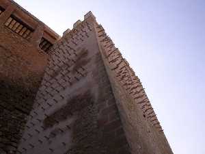Flanco y Frente de la Torre, castillo de Caravaca