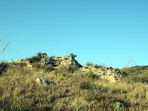 Arranques de los lienzos de El Castellar de Bullas