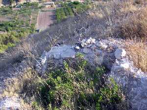 Detalle de los Muros del Castellar de Bullas