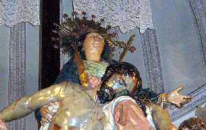 Virgen de las Angustias Vista de Cerca