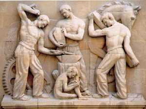  Bajorrelieve  Alegor�a del Trabajo (1954-56) [Molina de Segura_Bernab� Gil Riquelme]