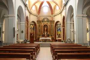 Interior de la Iglesia de la Salceda de Las Torres 