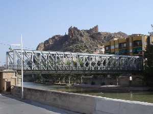 Puente de Hierro sobre el r�o Segura [Blanca_Historia]