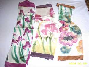 Foulards motivos florales