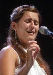 La cantaora  Gema Jimnez, ganadora de la Lmpara Minera de la 45 edicin del Festival Internacional del Cante de las Minas de Murcia