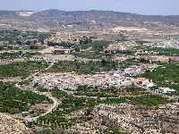 Vista general de la Puebla de Mula 