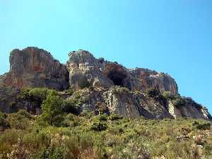 Vista del Lugar [Abrigos de Benizar de Moratalla]