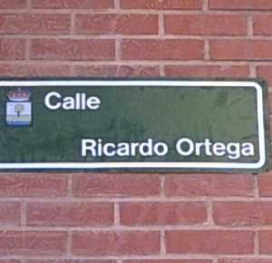Calle en honor a Ricardo Ortega [Fuente lamo_Ricardo Ortega]