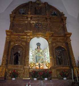 Retablo mayor o de la Pursima[ Iglesia de santa Clara de Caravaca]