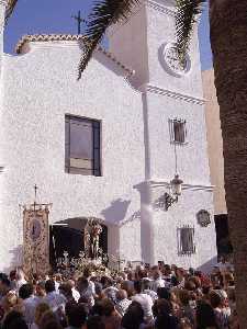 Salida de la Virgen del Carmen de la Iglesia de San Pedro Apstol 