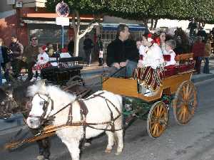  Carro tirado por ponys en la Romera 