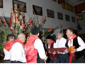  Entrada de San Blas en su nueva ermita 