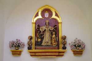 Virgen de las Mercedes en la Iglesia Parroquial de Nuestra Seora de las Mercedes de Puebla de Soto [Puebla de Soto]