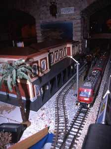 Maqueta del tren en el Museo del Ferrocarril [Águilas_Museo Ferrocarril]