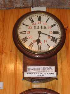 Reloj JW Benson del año 1898 [Águilas_Museo Ferrocarril]