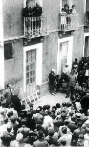 Inauguraci�n de una calle en su honor [�guilas_Personaje_Mart�nez Parra]