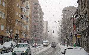 Nieve en Avnda.Gran Via