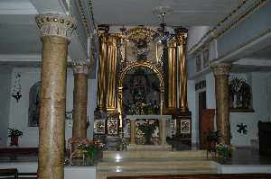 Interior de la Ermita de la Virgen del Oro
