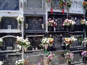 Costumbres en el Cementerio