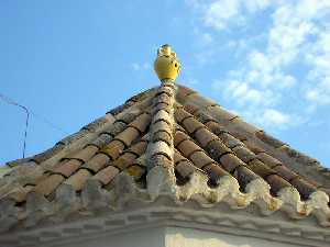 Detalle Tejado Camarn [Ermita de la Majada Mazarrn]