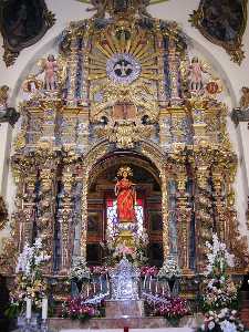 Retablo Principal[Iglesia de la Santa o Santuario de Santa Eulalia de Mérida Totana]