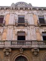 Detalle de los Balcones de la Casa del Pin de La Unin 