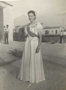 Reina de las fiestas en 1951 