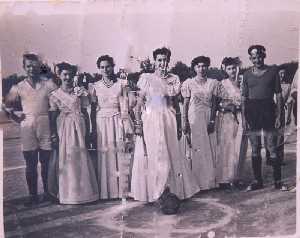 Reina de las Fiestas en el ftbol en 1951 