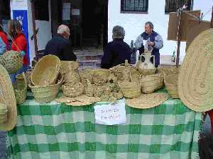 Mercado artesanal de Blanca. Productos de esparto