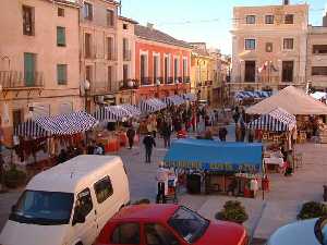 Mercado artesanal de Mula. La churreria del mercadillo