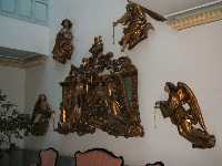 Parte del trono antiguo de la Virgen de los Dolores 