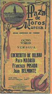 Cartel de la Corrida de la Prensa de 1914