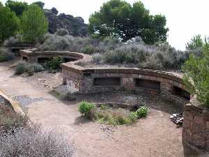 Detalle de la Barbeta, Batera de Negrete