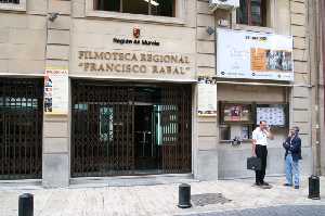 Fachada de la Filmoteca Regional 'Francisco Rabal' 