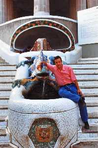 En el Parque Gel de Barcelona. 1992.