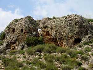 Bloques de travertino de Caravaca 