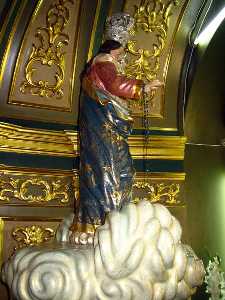 La Virgen del Rosario[Iglesia de Nuestra Se�ora del Rosario Santomera]