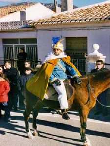  El Rey Baltasar a caballo. Aledo [Aledo_Auto de los Reyes Magos]