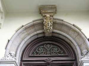 Detalle en la entrada[Palacio de Aguirre Cartagena]