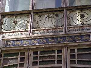 Detalle de la Casa Llagostera 