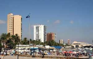  Edificios a la orilla de la playa 