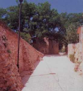 Acceso al Museo del Molino de Teodoro, en Cieza (Murcia)