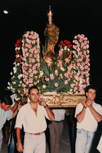 Trono de las Fiestas de Los Baos de Mula P [Mula_Los Baos]. 