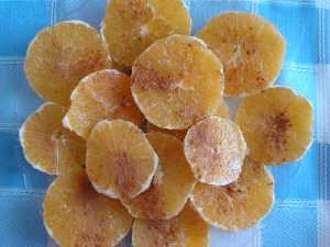 Naranjas con canela  